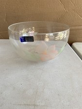 Vintage Clear Pressed Glass Round Serving Platter with Paneled Radial Pattern — listing 2