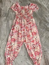 Sweet Honey Kids Floral Ruffle Zip Romper, Size 3T