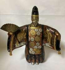 Japanese Carved Okimono of a Noh Mask Carver with Theatrical Masks — listing 3