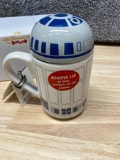 Star Wars R2-D2 Sculpted Ceramic Mug with Domed Lid and Sound Feature — listing 2