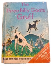 The Three Billy Goats Gruff, Illustrated by Tony Brice, Rand McNally Junior Elf Book #316, 1943 Edition — listing 3
