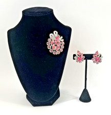 Eisenberg Ice Rhinestone Bib Statement Necklace with Marquise & Round Crystals — listing 3