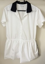 Urban Revivo Women's Cream Textured Ruched Tie-Front Top, Size M (US 6)