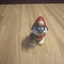 Vintage Santa Papa Smurf PVC Figurine with Toy Sack — listing 5