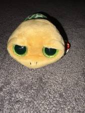 TY Beanie Boo Turtle Plush - Pink with Purple Rose Shell and Glitter Eyes — listing 2