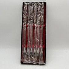 Pair of Two-Tine Fondue Forks with Black Handles — listing 6