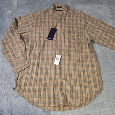 Nautica Men's Short-Sleeve Plaid Button-Down Shirt, Size S — listing 2