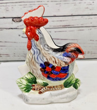 Cast Metal Rooster 'Welcome' Napkin Holder with Country Farmhouse Decor — listing 4