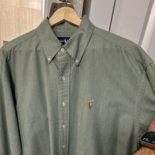 Ralph Lauren Blake Plaid Cotton Button-Down Dress Shirt XL — listing 5