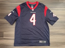 Deshaun Watson Houston Texans #4 Red Nike On Field NFL Jersey, Size XL