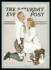 Norman Rockwell Collector Card W2 'Tackled' - Saturday Evening Post Nov. 21, 1925 — listing 4