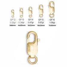 Gold-Tone Jewelry Making Findings Lot - Jump Rings, Chain & Small Components — listing 3