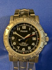 Pulsar by Seiko Y513-X119 Military Field Watch Black Dial Quartz — listing 3