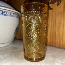 Brockway Glass American Concord Amber Tumbler — listing 5