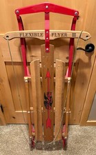 Flexible Flyer No. III Vintage Wooden Runner Sled — listing 3