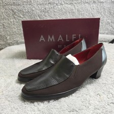 Amalfi by Rangoni Red Suede Twist-Knot Loafers, Made in Italy — listing 4