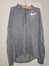 Nike Dri-FIT Women's Half-Zip Pullover Running Top, Black/Grey Colorblock, Size Medium — listing 4