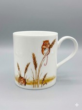 Roy Kirkham 'Country Mice' Fine Bone China Mug with Poppy & Wheat Field Mouse Design — listing 2
