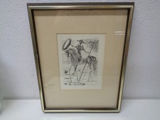 Salvador Dalí 'Don Quixote' Etching, Pencil Signed with Artist's Proof Notation, Framed — listing 6