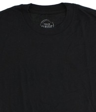 Black Cotton Crew-Neck Short-Sleeve T-Shirt — listing 6