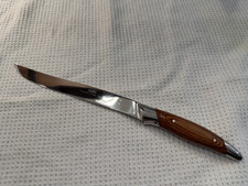 Mixed Lot of 5 Vintage Stainless Steel Dinner Knives, Various Ornate Handle Patterns — listing 5