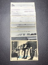 Vintage Beatles Black & White Trading Card with Blue 'Ringo Starr' Facsimile Signature (Donkey Photo)