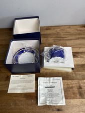 Titanic Museum Attraction Cobalt Blue & Gold Demitasse Cup and Saucer — listing 4