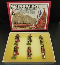 The Guards Toy Soldier Centre Hand-Painted Metal Figure Set of 6, Guards in Blues Uniform, listing 3