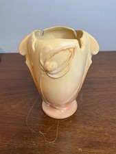 Roseville Teasel #881-6 Vase in Blue — listing 6