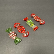 Murano Style Hand-Blown Art Glass Candy Decorative Pieces (Lot of 4 Auction Lots) — listing 6