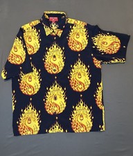 Vintage Y2K JNCO Jeans Crown Logo T-Shirt, Mustard Yellow, Size Large, Made in USA — listing 4