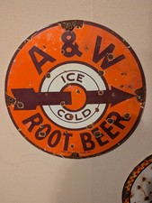 A&W Root Beer Glass Mug Pair - Full Size and Mini/Baby Mug, listing 4