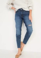 Old Navy Curvy Boot-Cut Jeans, Dark Rinse Wash, Size 8 (Tags Attached) — listing 6