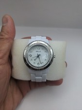 Relic Women's White Silicone Band Crystal-Accent Quartz Watch, Model ZR11898 — listing 4