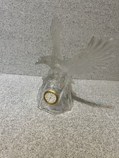 Vintage Federal Eagle Mantel Clock with Arched Brass Frame — listing 6
