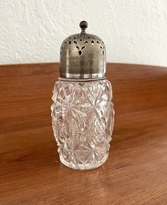 Cut Crystal Sugar Bowl Replacement Lid with Diamond & Fan Pattern No mark visible — listing 2