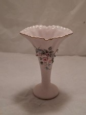 Lefton Kelvin Fine China Hand-Painted Bud Vase with Applied Roses, No. E1116/Left — listing 5