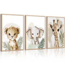 Children's Wood Picture Frame with Marching Band Animals (Lion, Rabbit, Bear, Wolf in Uniform) — listing 5