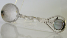 Sterling Silver Spoon with Plain Handle Initials or a symbol/logo — listing 3