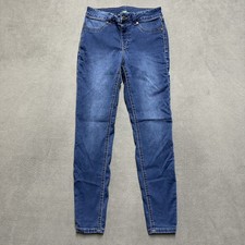 Dip Denim Women's Faded Black Skinny Jeans, Size 14