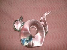 Clear Crystal Glass Seated Cat Figurine — listing 5