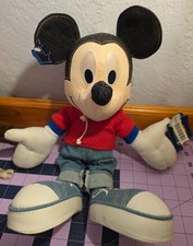 Vintage Mickey Mouse Plush Doll with Vinyl Face, likely 1960s-1970s — listing 3