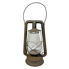 Antique Embury Manufacturing Co. Tubular Kerosene Barn Lantern — listing 2