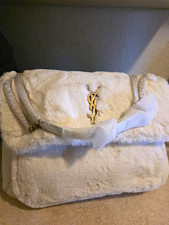 Yves Saint Laurent Vintage Pebbled Leather Flap Shoulder Bag with Heart Charm Yes - interior YSL logo tag present — listing 6