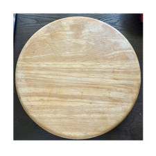 Vintage Goodwood Julie Pomerantz Beechwood Table Top Set - 14" Lazy Susan with Napkin Holder and Salt & Pepper Shakers, Original Box — listing 3