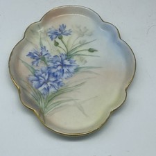 Antique Limoges Porcelain Dresser/Vanity Set - GDA (Gérard, Dufraisseix & Abbot) Rose Decorated 4-Piece
