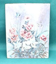 Vintage Floral Still Life Oil Painting, Yellow & Orange Roses in Vase, Gold Frame — listing 5