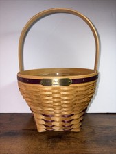 Bradford Basket Company Handwoven Rectangular Gathering Basket with Double Swing Handles — listing 6