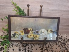 Antique Victorian Oil Painting Still Life of Pansies in Ornate Gilt Gesso Frame — listing 4