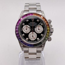 Rolex Cosmograph Daytona 'Rainbow' Chronograph Watch (Reference 116599 RBOW style), Black Dial with Sapphire Bezel — listing 4